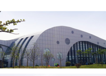 酒泉会议中心外景网架工程